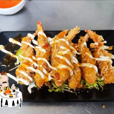 plato langostinos restaurante cafeteria dan castellon